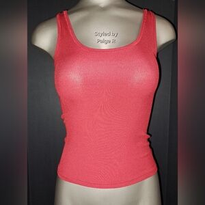 💕NEW SKIMS RARE Soft Lounge Tank Red BRICK L